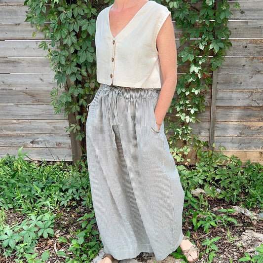 Aarti Reversible Top/Vest, cream