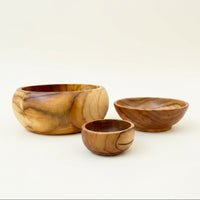 Handmade Teak Bowl, various