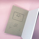 Pocket Journal, Notes to Self