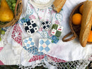 Daisy Patchwork Hair Claw
