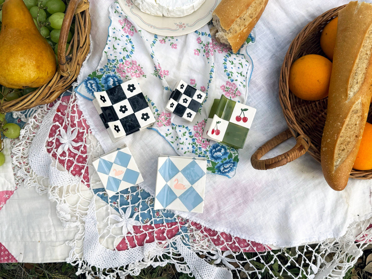 Daisy Patchwork Hair Claw