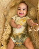 Organic Cotton Baby Onesies, hand dyed