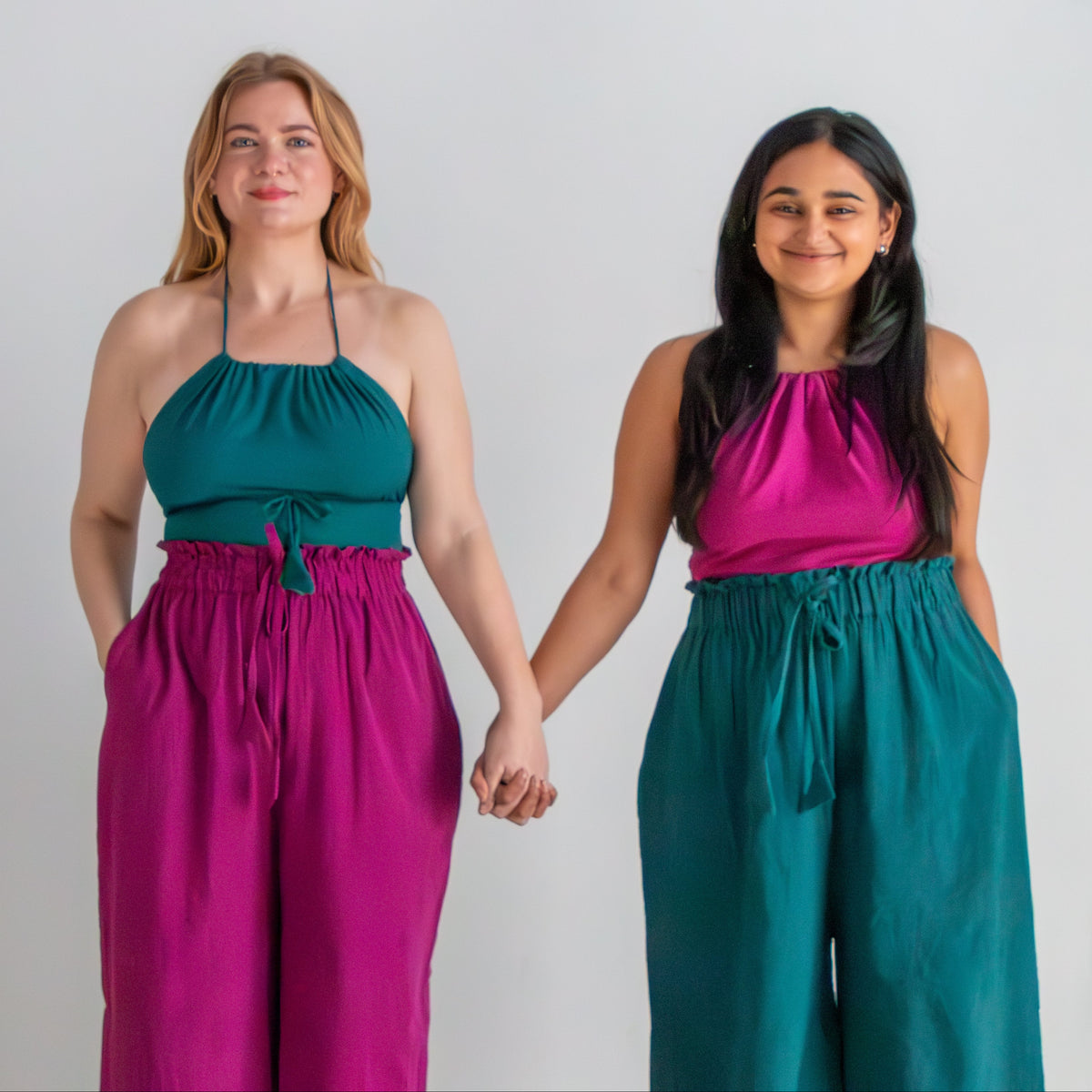 Rabina Trousers, plum double dye