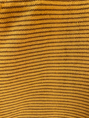 Simran Reversible Wrap Top, mustard pinstripe