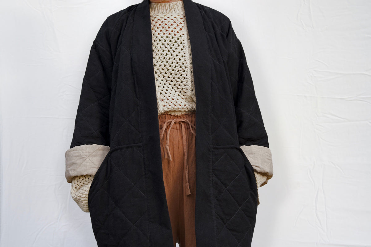 Nabina Quilted Jacket, black