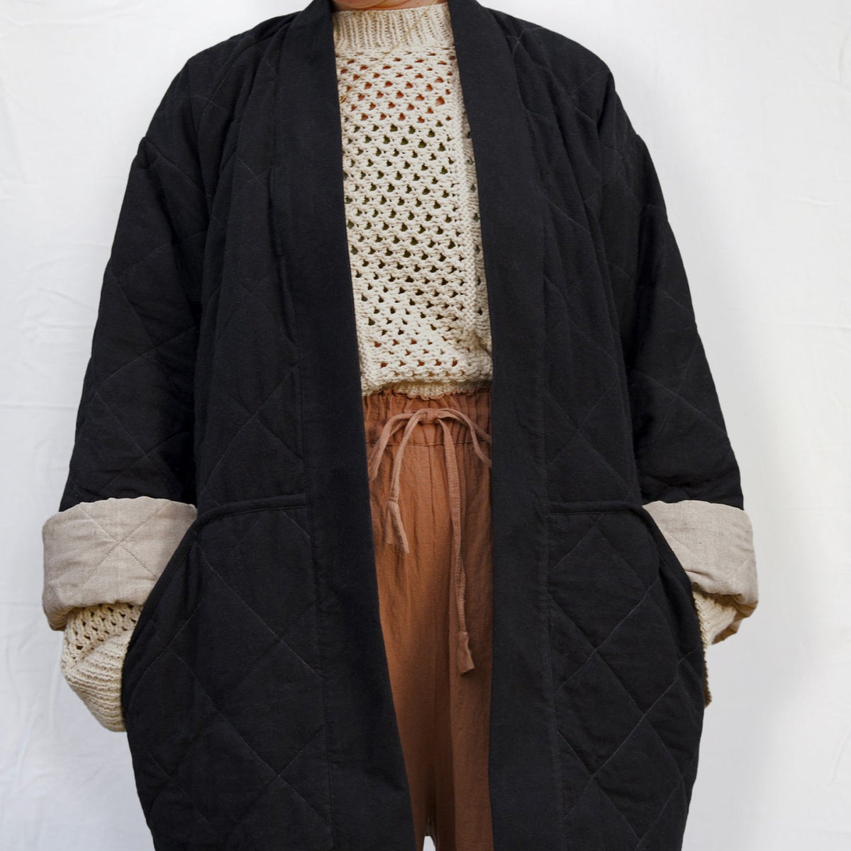 Nabina Quilted Jacket, black