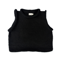 Bidya Sleeveless Sweater, black