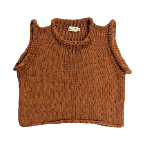 Bidya Sleeveless Sweater, natural cream