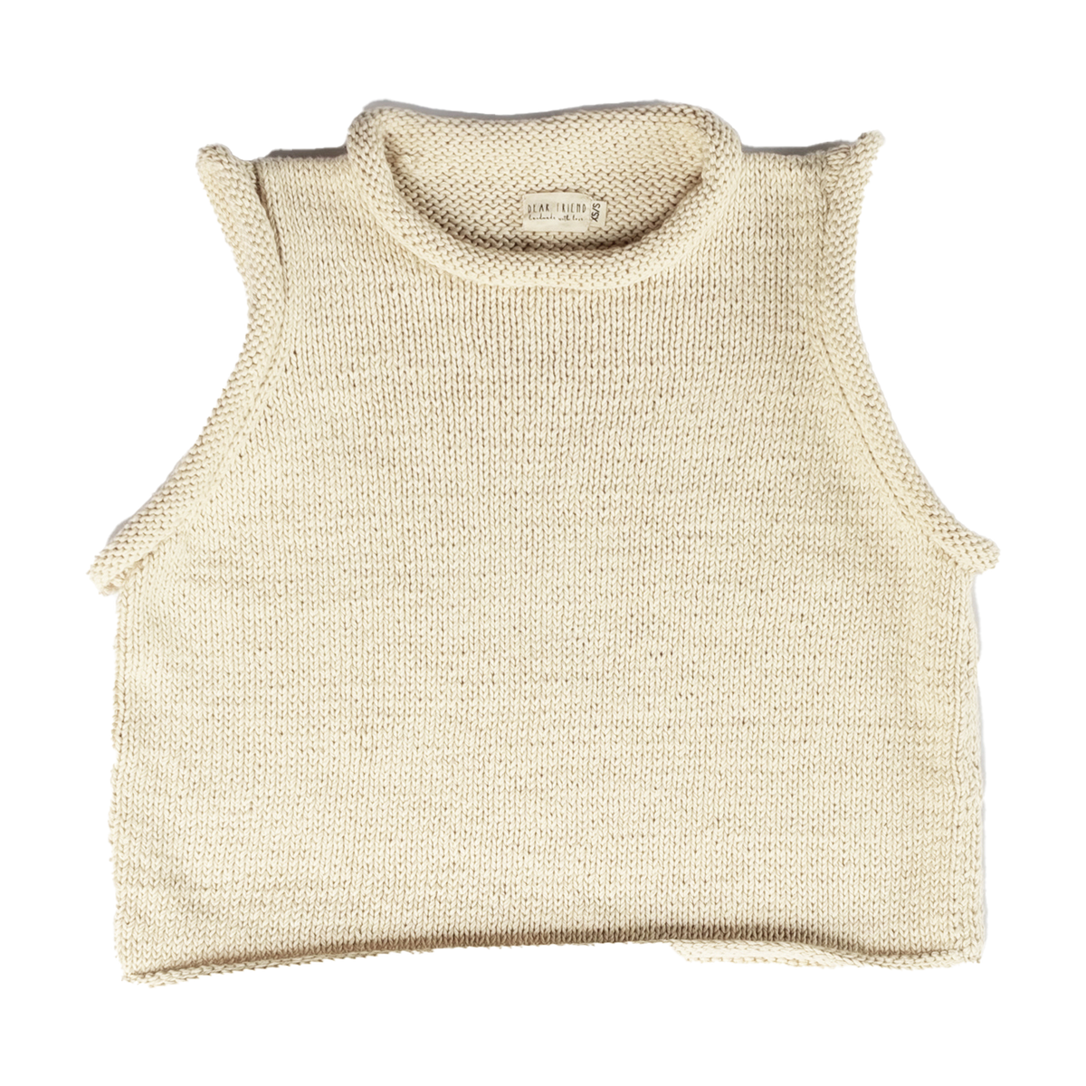 Bidya Sleeveless Sweater, natural cream