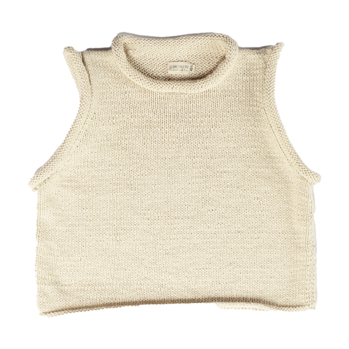 Bidya Sleeveless Sweater, natural cream