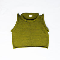 Sleeveless Bidya Sweater, matcha green
