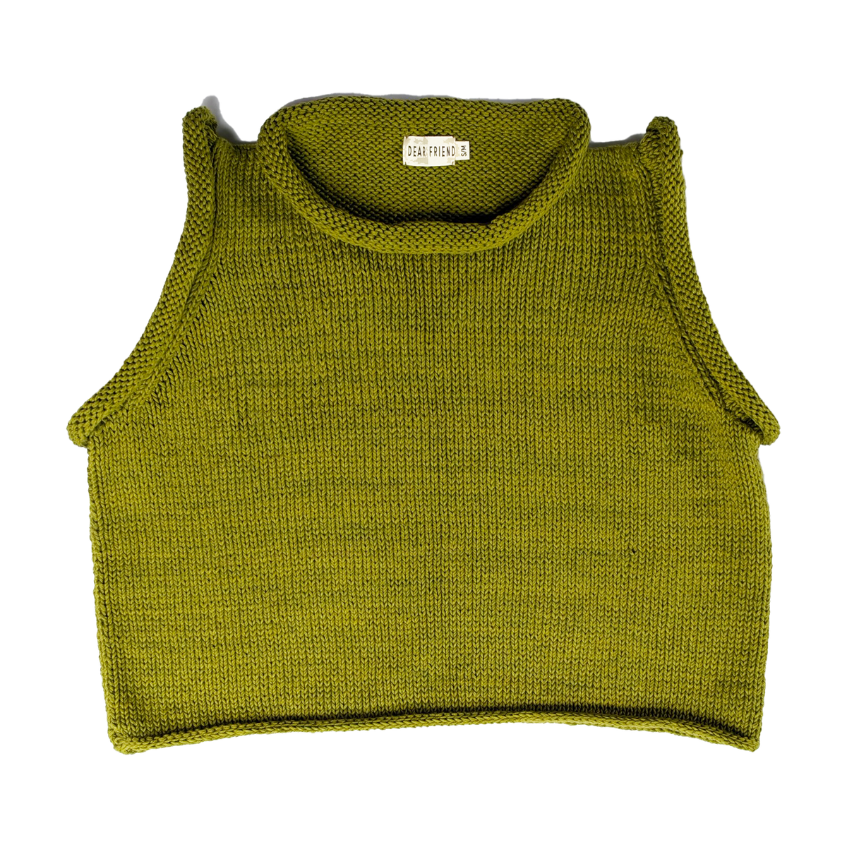 Bidya Sleeveless Sweater, matcha green