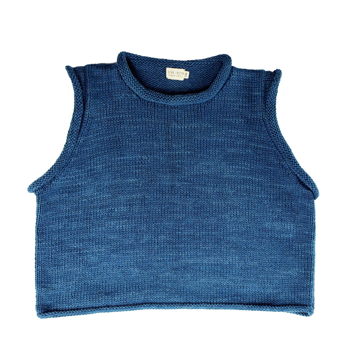 Bidya Sleeveless Sweater, indigo *botanical dye