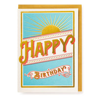 Sunshine Happy Birthday Card