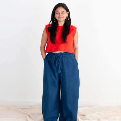 Rabina Trousers, rust *botanical dye
