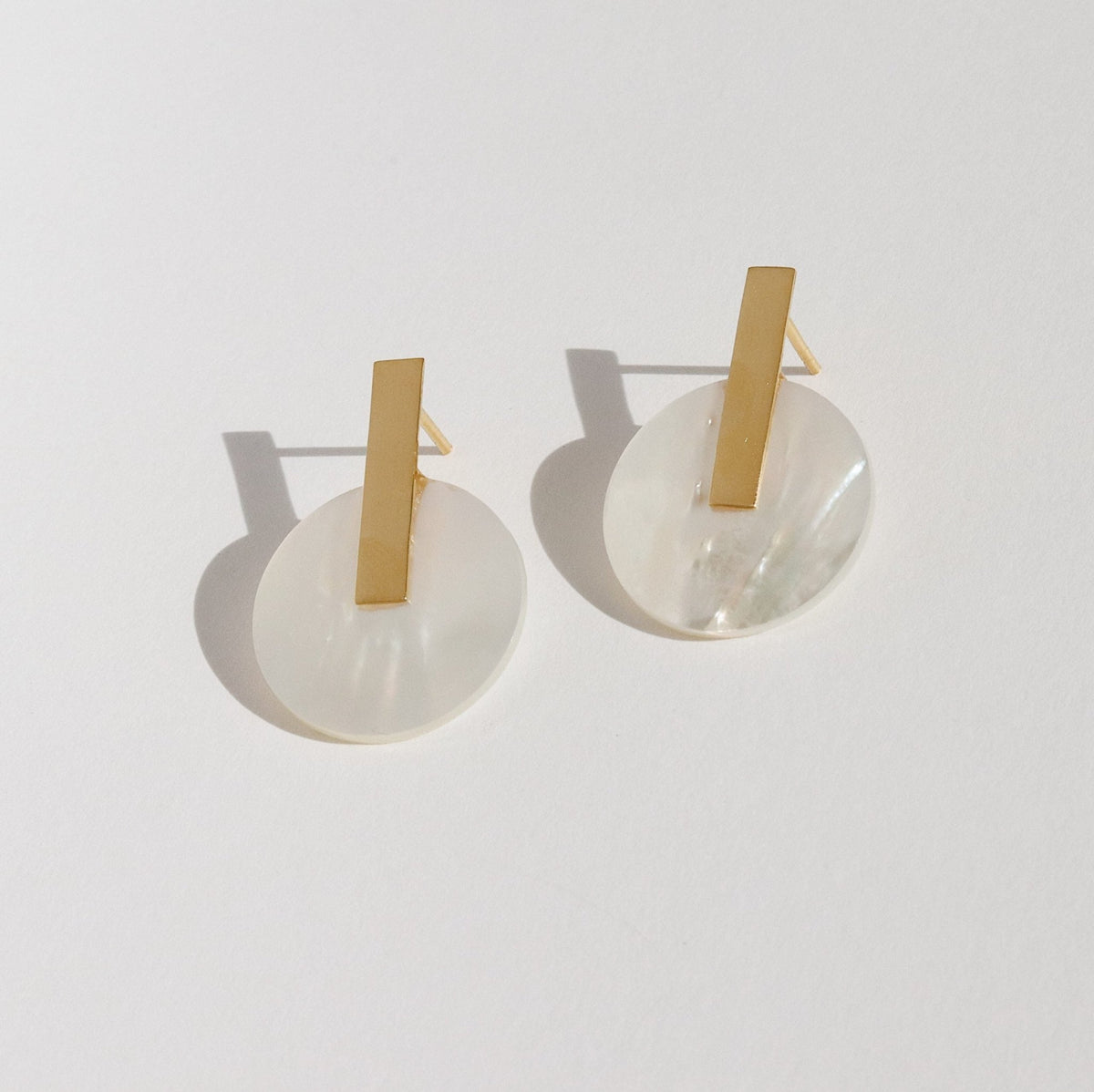 Art Deco Shell Earrings