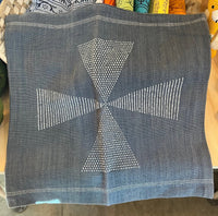 Beaded Laos Pillowcase, Cross