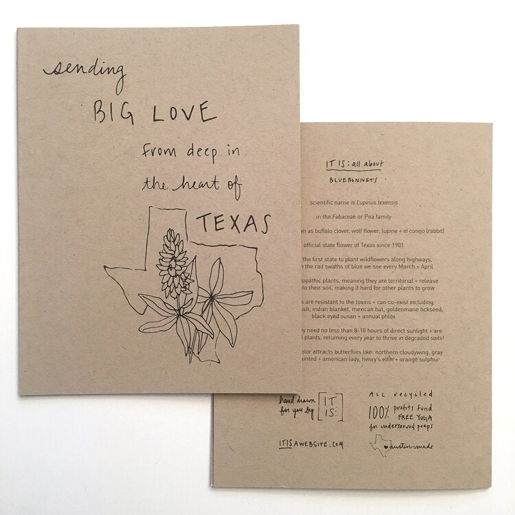 Big Love Texas Card