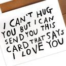 Can't Hug You, Greeting Card - Small World Goods