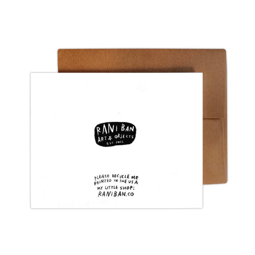 It's Your Birthday There Are No Rules, Greeting Card