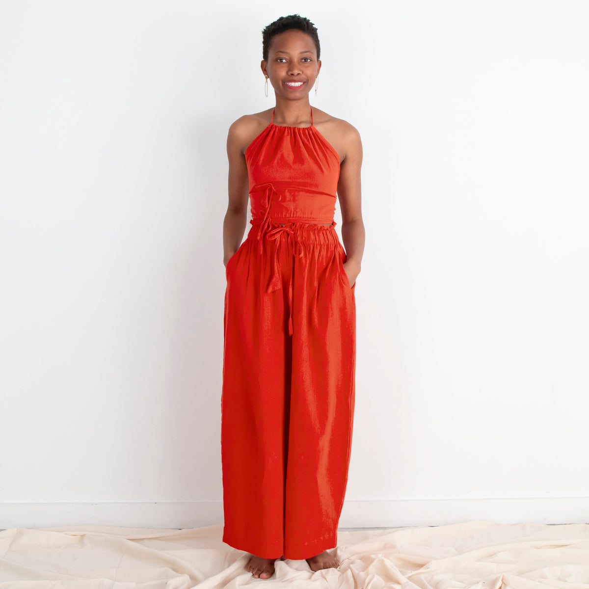 Rabina Trousers, rust *botanical dye