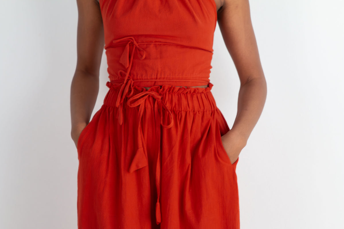Rabina Trousers, rust *botanical dye