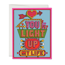Light Up My Life greeting card