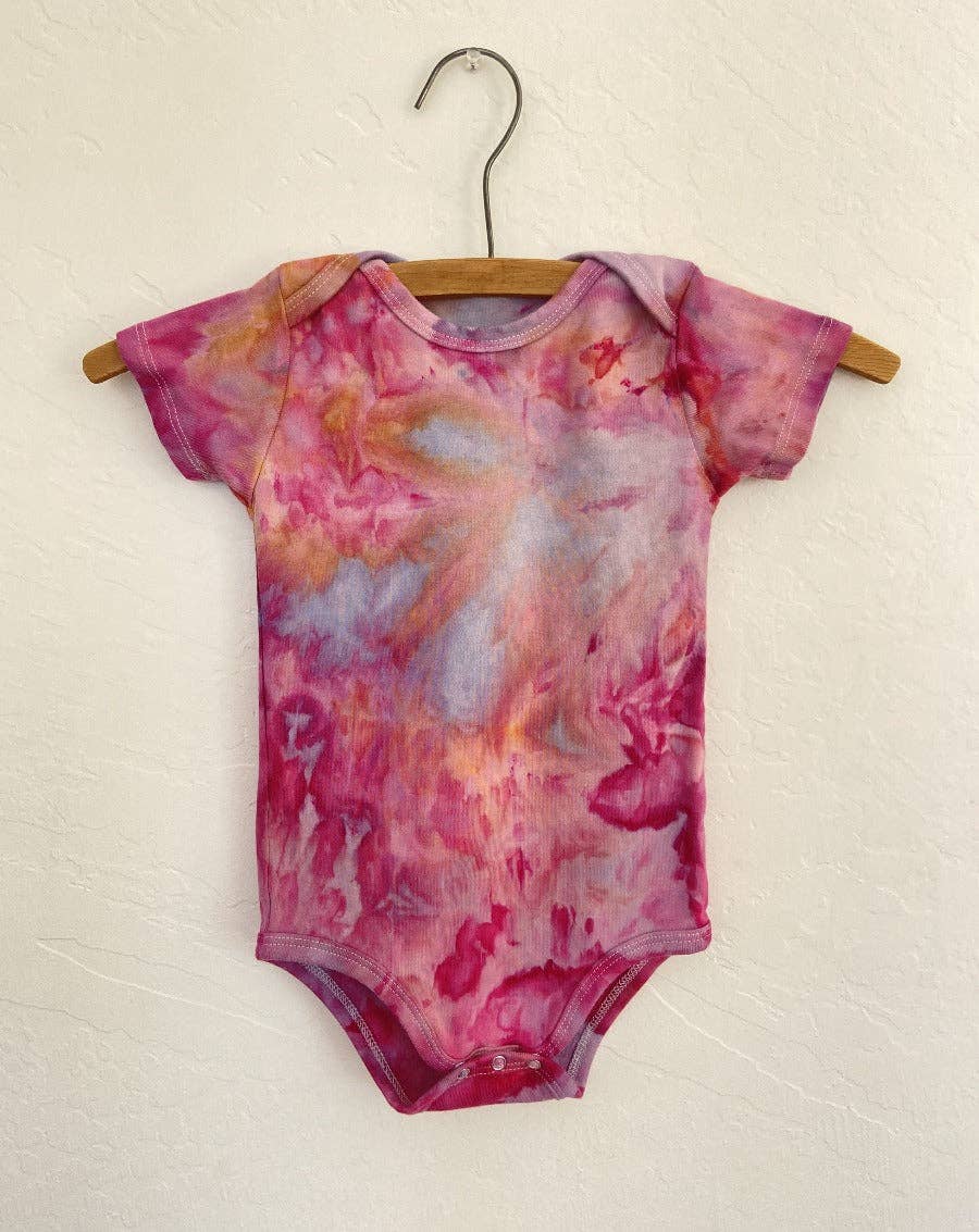 Organic Cotton Baby Onesies, hand dyed