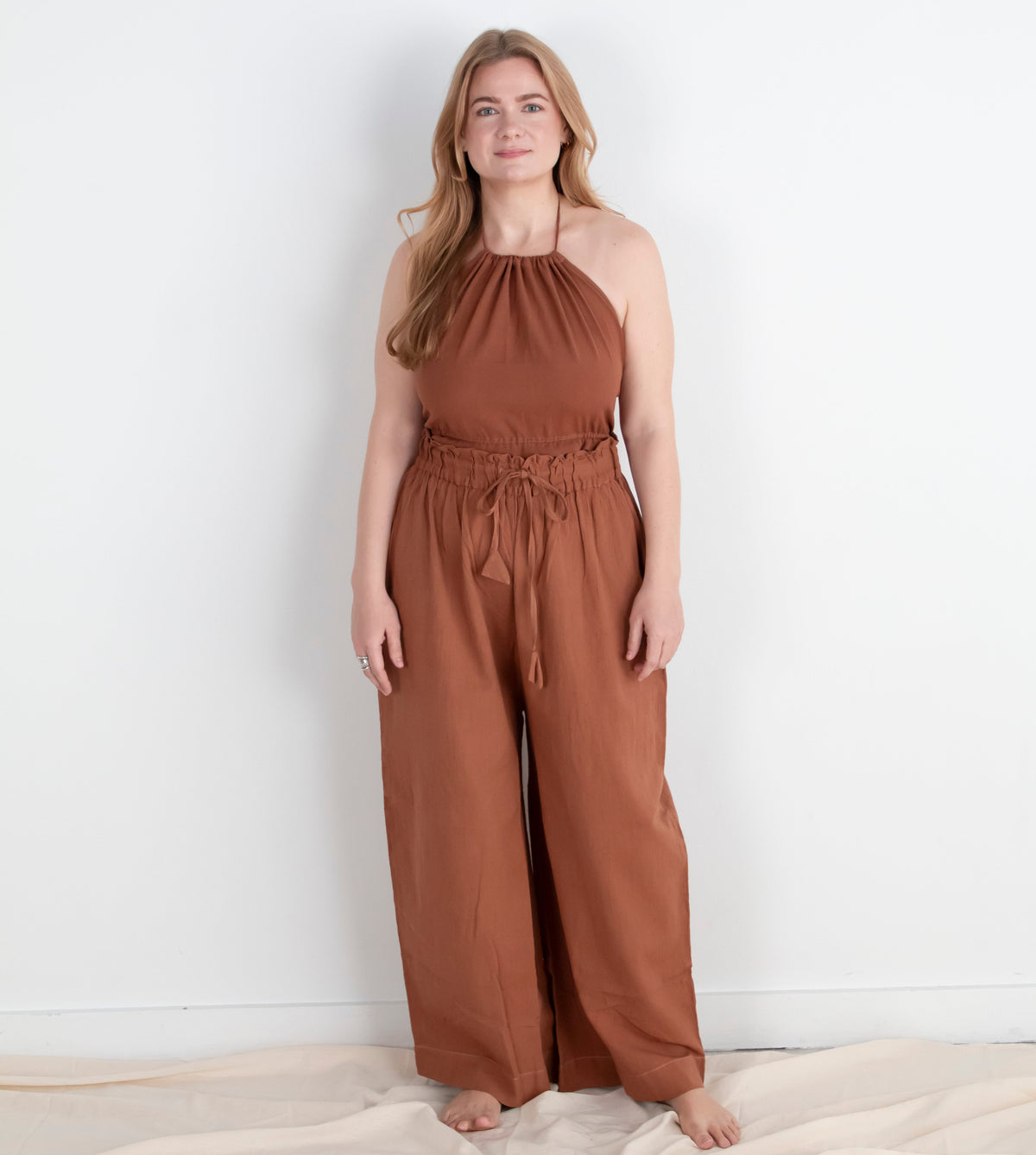 Rabina Trousers, rust *botanical dye
