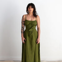 Anu Maxi Dress, matcha green