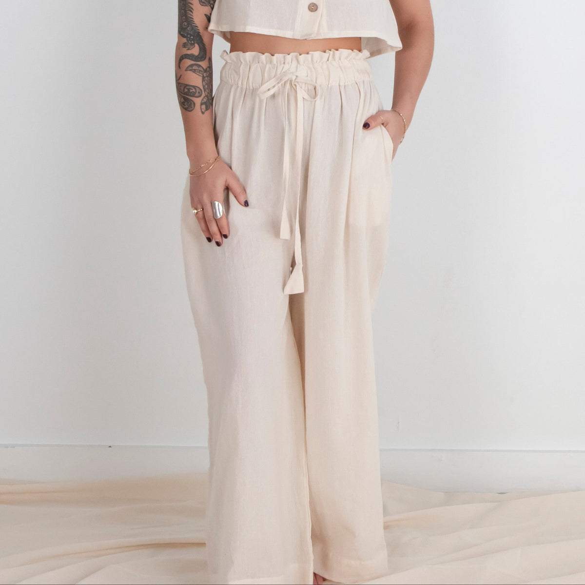 Rabina Trousers, cream