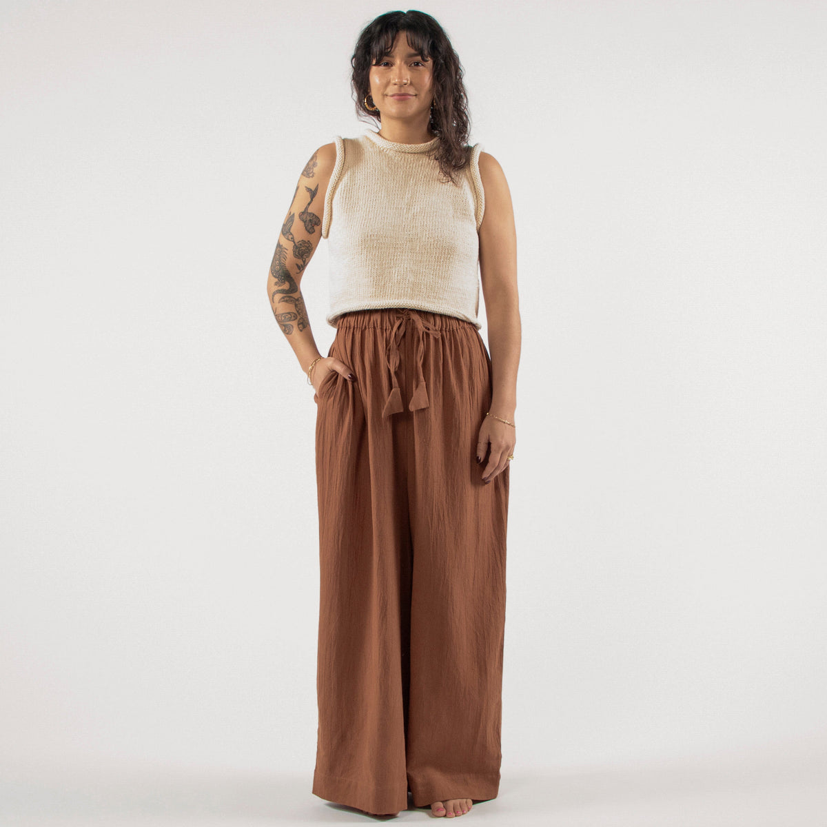 Rabina Trousers, rust *botanical dye