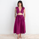 Padmasana Skirt/Dress, rust *botanical dye