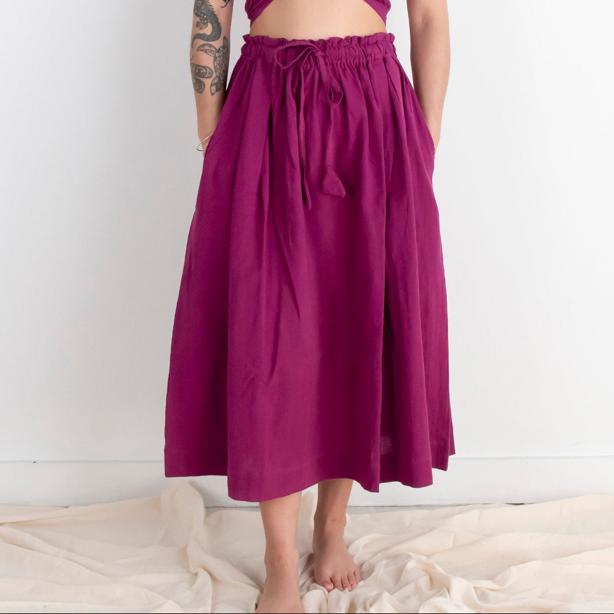 Padmasana Skirt/Dress, matcha green