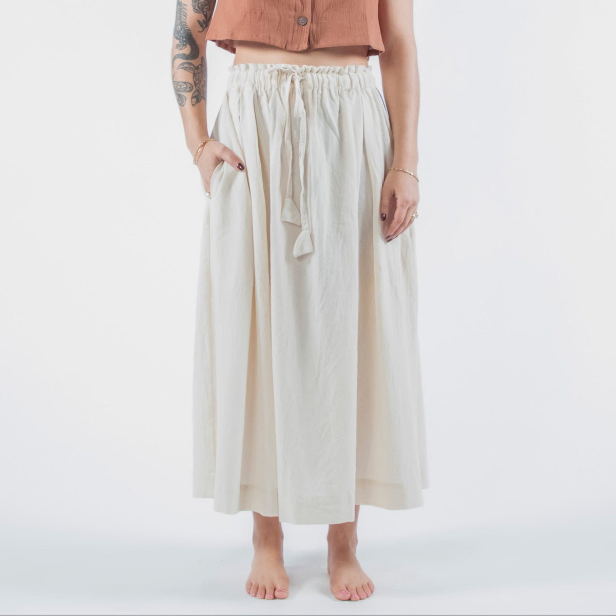 Padmasana Skirt/Dress, matcha green