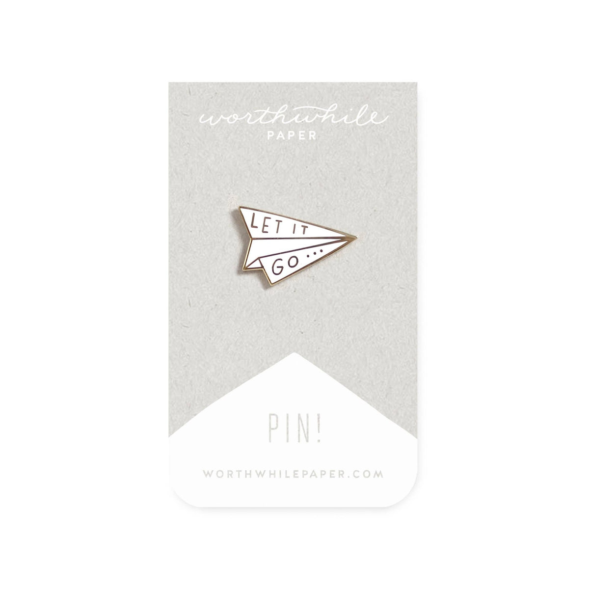Let It Go, Enamel Pin