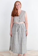 Padmasana Skirt/Dress, rust *botanical dye