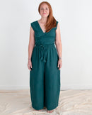 Rabina Trousers, ocean teal double dye