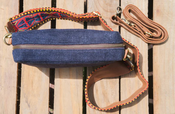 Magic Box Bag with Embroidered Strap