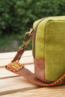 Magic Box Bag with Embroidered Strap