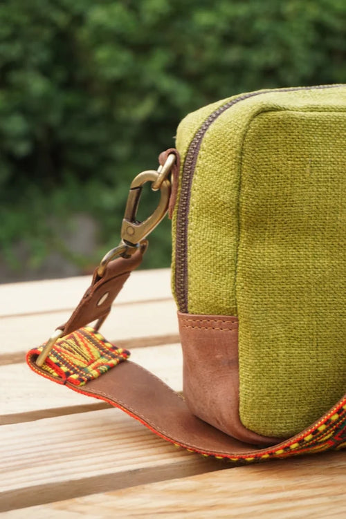 Magic Box Bag with Embroidered Strap