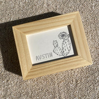 Mini Wood Framed Art