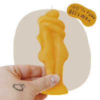 Beeswax Hug Candle, large