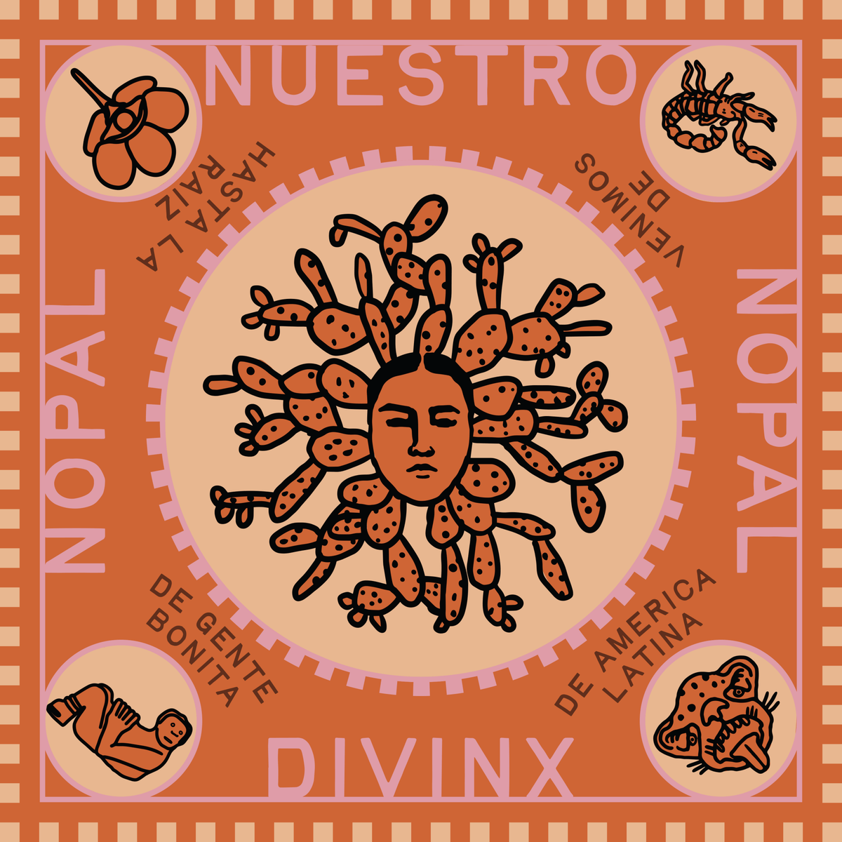 "Nuestra Nopal Divinx" Bandana