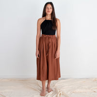 Padmasana Skirt/Dress, rust *botanical dye
