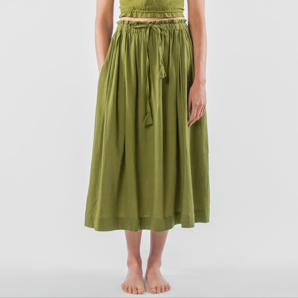 Padmasana Skirt/Dress, matcha green