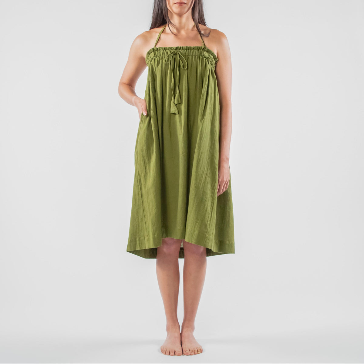Padmasana Skirt/Dress, matcha green