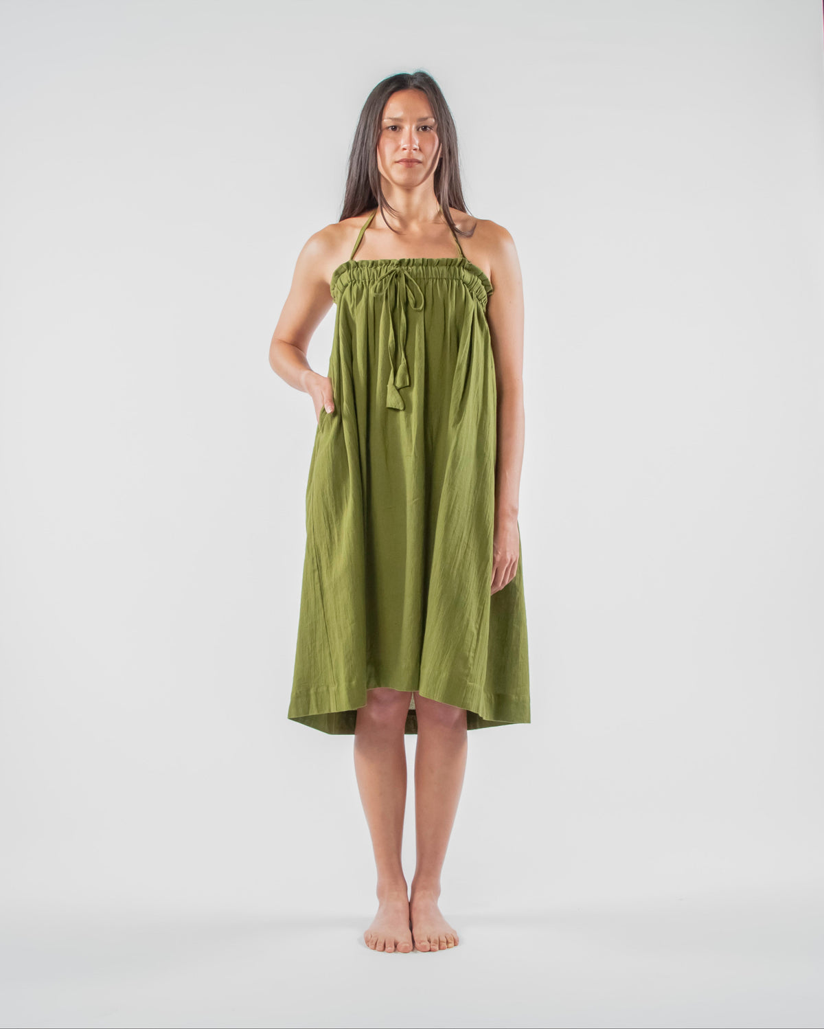 Padmasana Skirt/Dress, matcha green