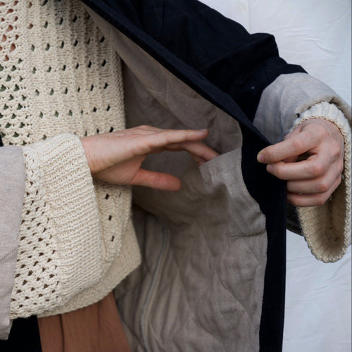 Nabina Quilted Jacket, black