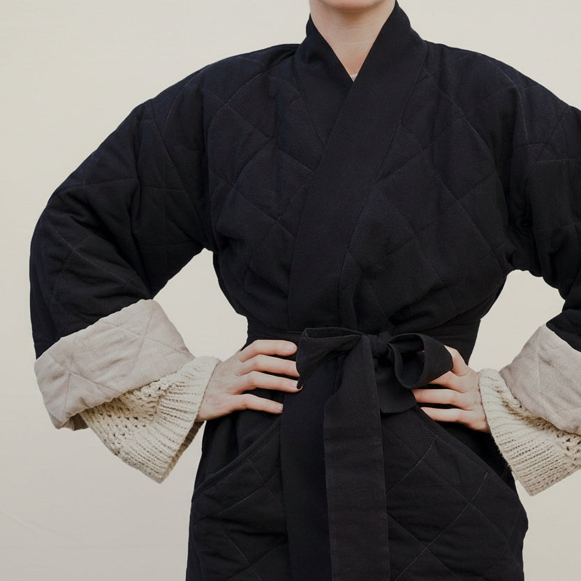 Nabina Quilted Jacket, black